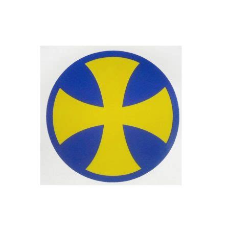 cruz de malta azul